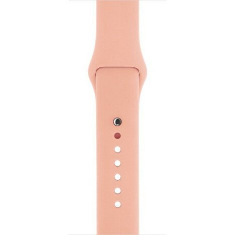 Curea iUni compatibila cu Apple Watch 1/2/3/4/5/6/7, 44mm, Silicon, Vintage Rose